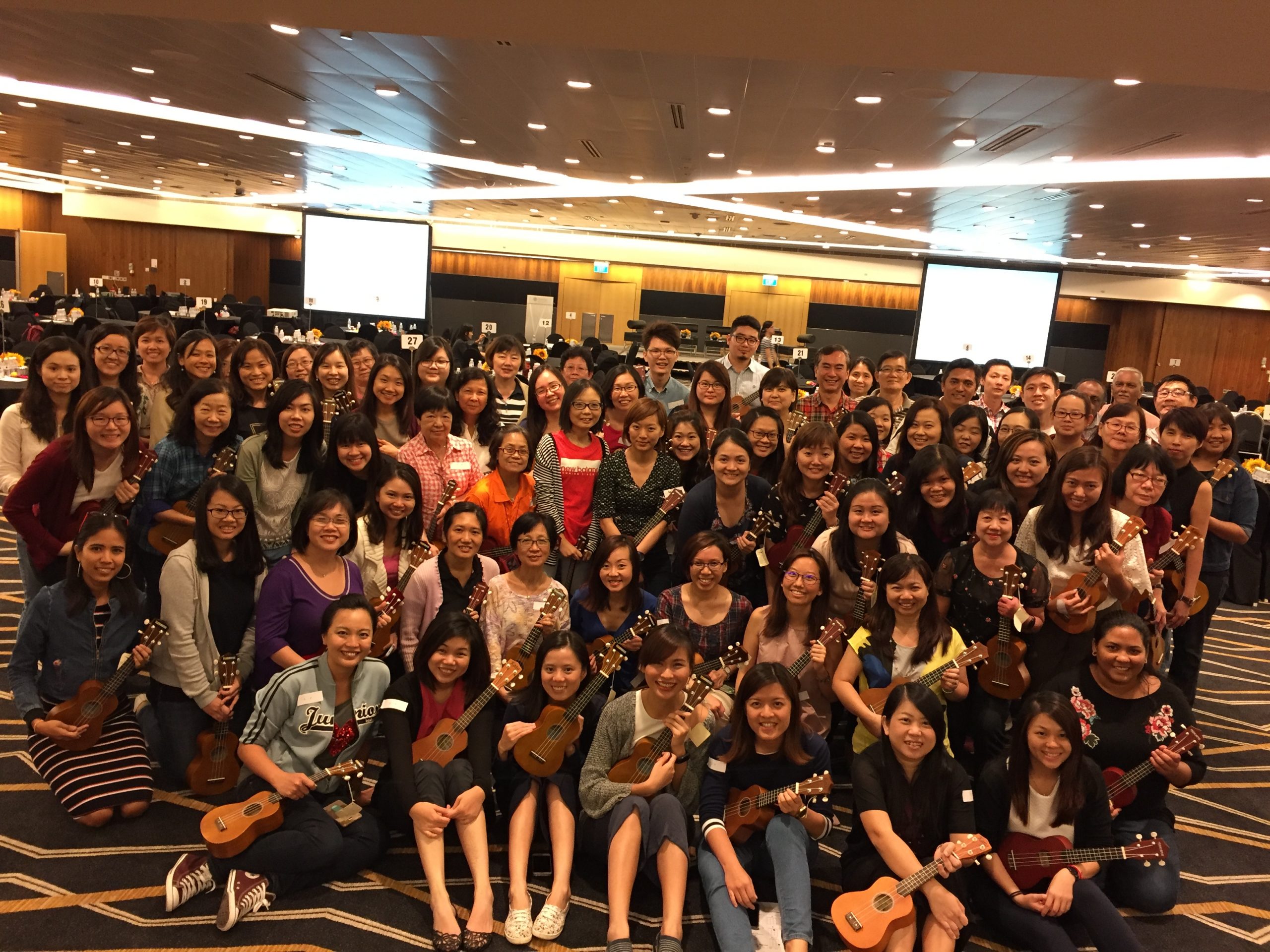 Large corporate event at Suntec City